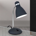 Lampa stołowa SCHOOL 1xE27/40W/230V czarny/matowy chrom