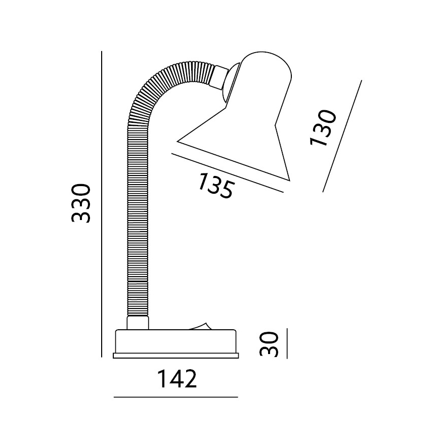 Lampa stołowa SMIESZEK 1xE27/40W/230V niebieska