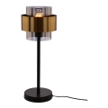 Lampa stołowa SPIEGA 1xE27/60W/230V złoty/czarny