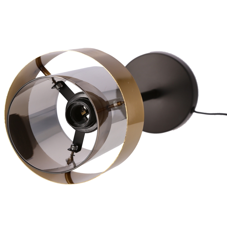 Lampa stołowa SPIEGA 1xE27/60W/230V złoty/czarny