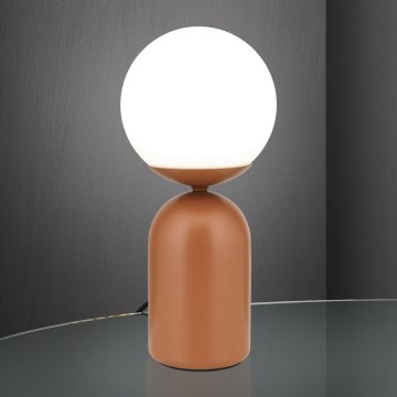 Lampa stołowa STANLEY 1xE14/25W/230V ceramika/brązowy