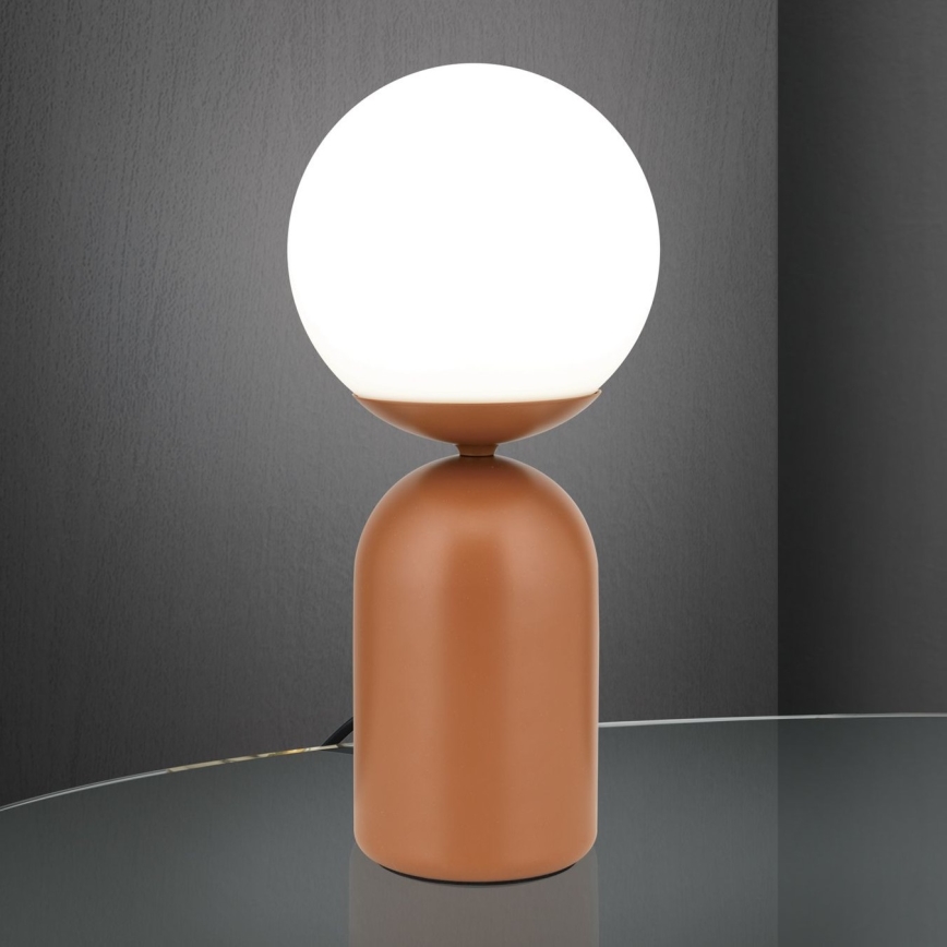 Lampa stołowa STANLEY 1xE14/25W/230V ceramika/brązowy