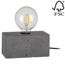 Lampa stołowa STRONG DOUBLE 1xE27/25W/230V - certyfikat FSC