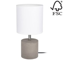 Lampa stołowa STRONG ROUND 1xE27/25W/230V beton