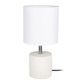 Lampa stołowa STRONG ROUND 1xE27/25W/230V beton