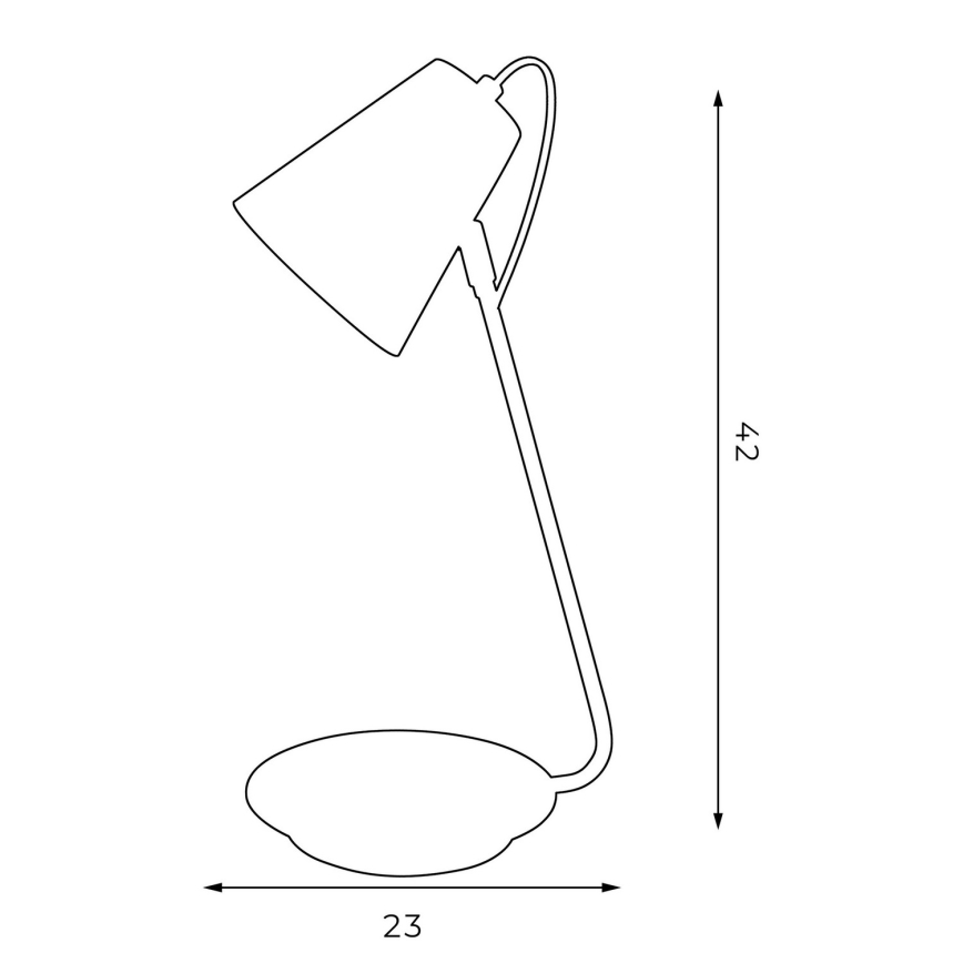 Lampa stołowa TABLE LAMPS 1xE27/60W/230V