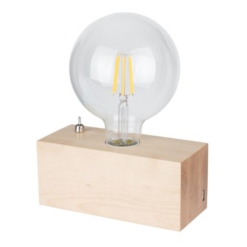 Lampa stołowa THEO 1xE27/25W/230V brzoza