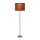 Lampa stołowa TIMBER 1xE27/60W/230V brązowy/matowy chrom