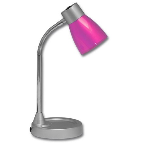 Lampa stołowa TINA 1xE14/25W/230V różowy
