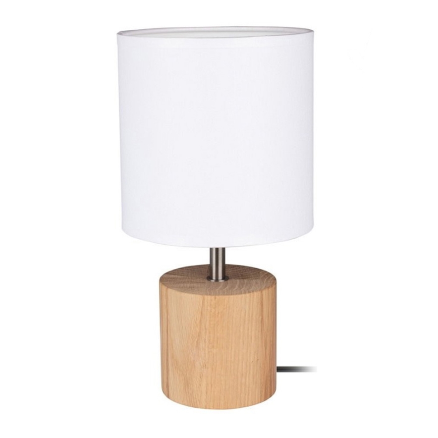 Lampa stołowa TRONGO ROUND 1xE27/25W/230V dąb