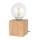 Lampa stołowa TRONGO SQUARE 1xE27/25W/230V dąb