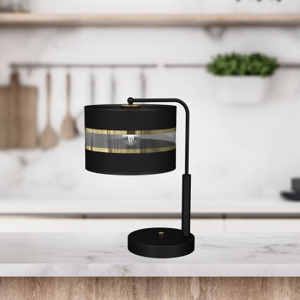 Lampa stołowa ULTIMO 1xE27/60W/230V czarny