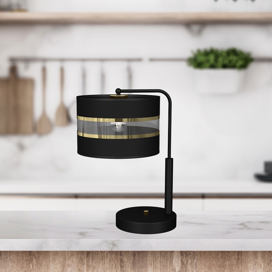 Lampa stołowa ULTIMO 1xE27/60W/230V czarny