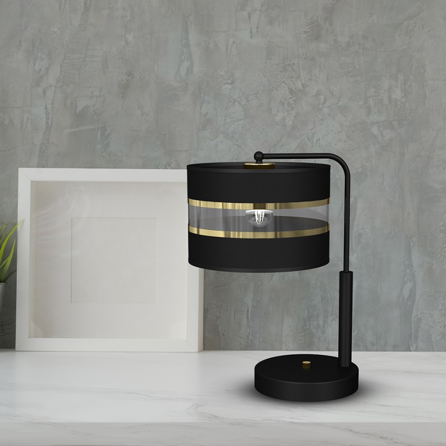 Lampa stołowa ULTIMO 1xE27/60W/230V czarny