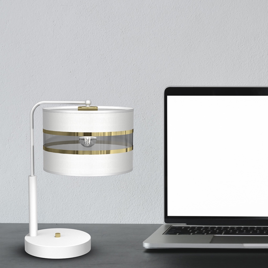 Lampa stołowa ULTIMO 1xE27/6W/230V biały