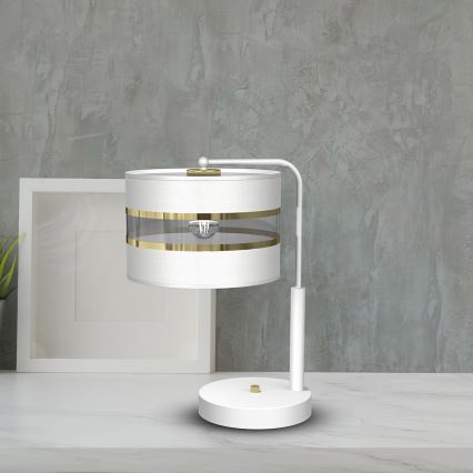 Lampa stołowa ULTIMO 1xE27/6W/230V biały