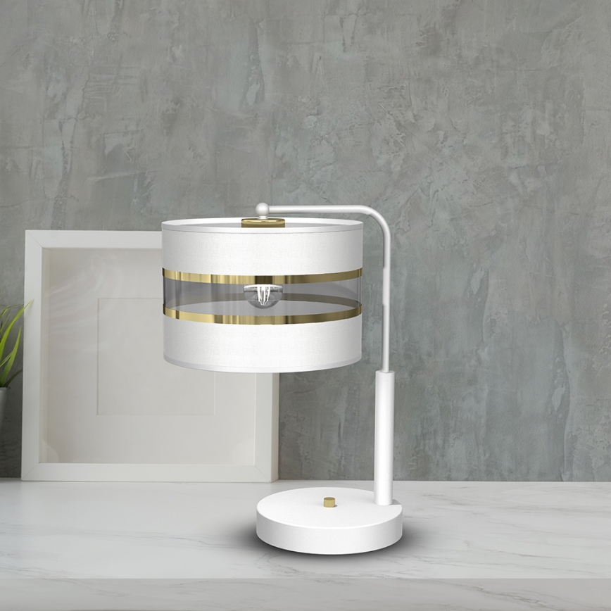 Lampa stołowa ULTIMO 1xE27/6W/230V biały