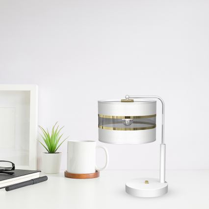 Lampa stołowa ULTIMO 1xE27/6W/230V biały