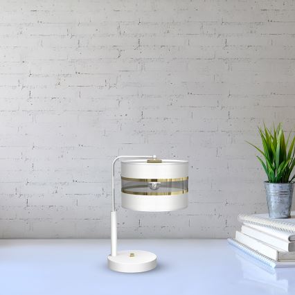Lampa stołowa ULTIMO 1xE27/6W/230V biały