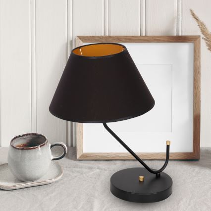 Lampa stołowa VICTORIA 1xE27/60W/230V czarny