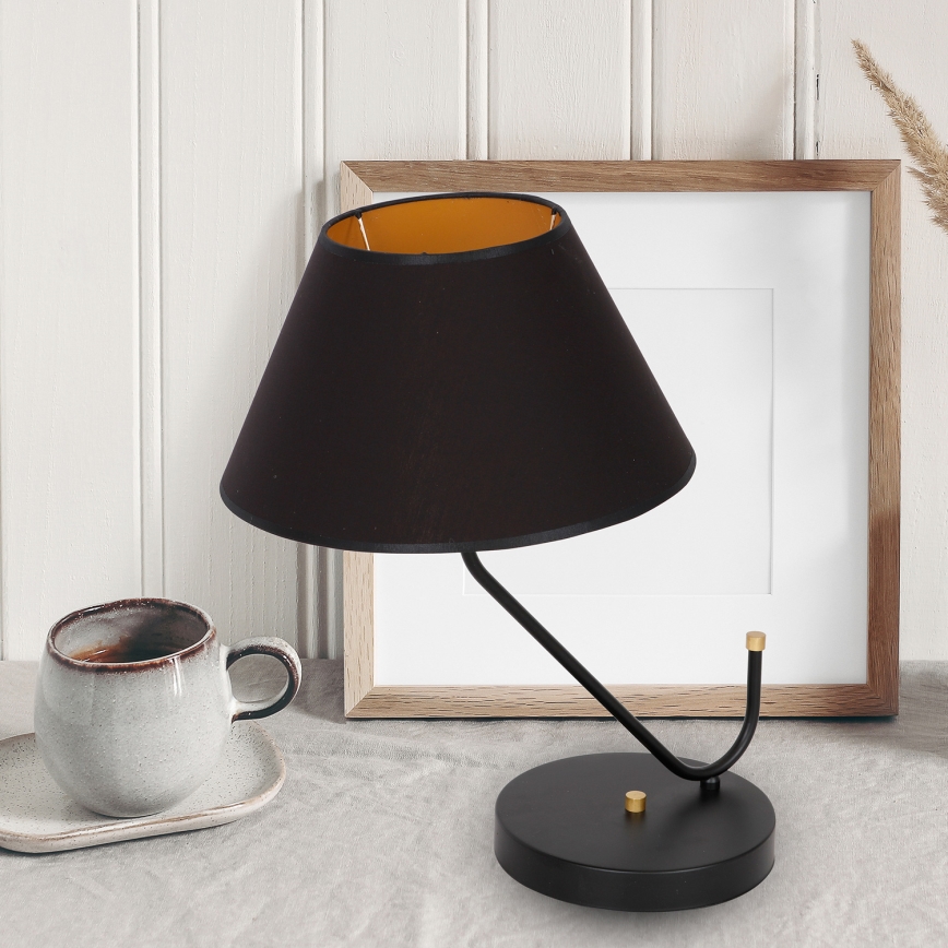Lampa stołowa VICTORIA 1xE27/60W/230V czarny