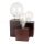 Lampa stołowa VINCENT 3xE27/15W/230V buk