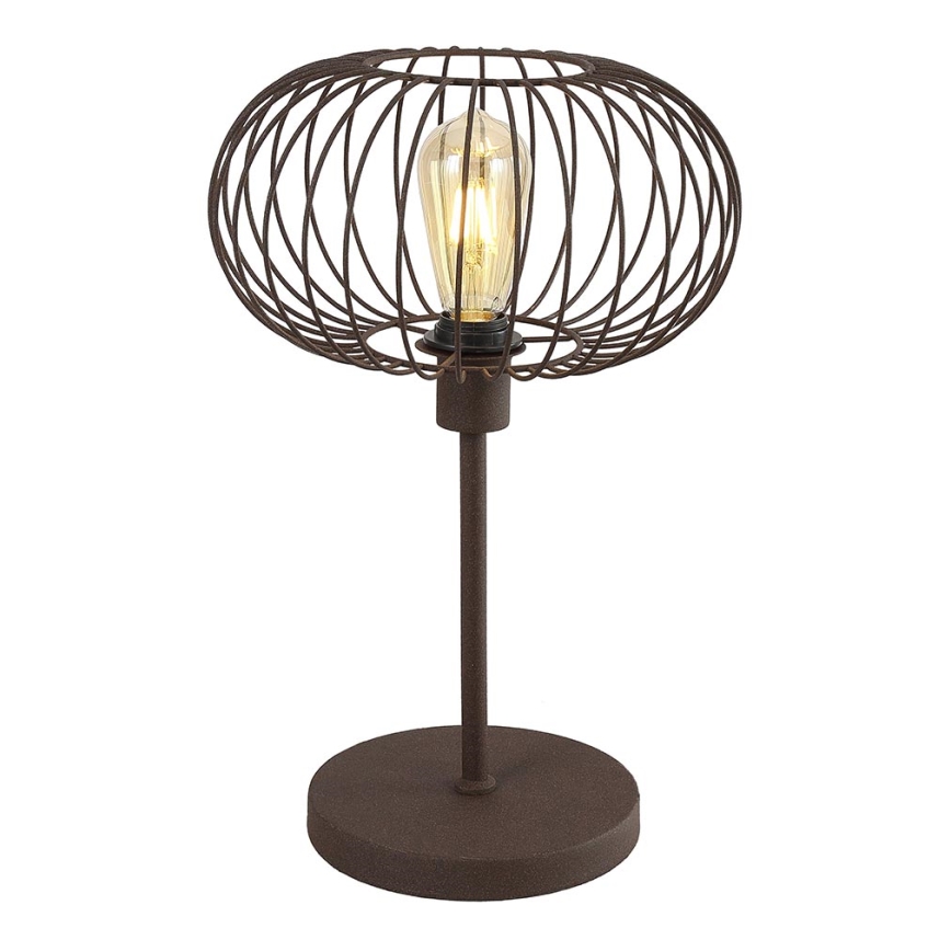 Lampa stołowa WIRE 1xE27/15W/230V brązowy