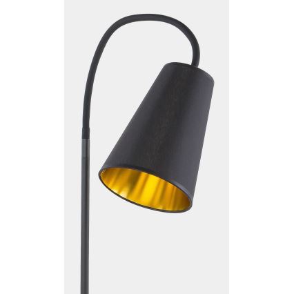 Lampa stołowa WIRE 1×E27/15W/230V czarna/złota