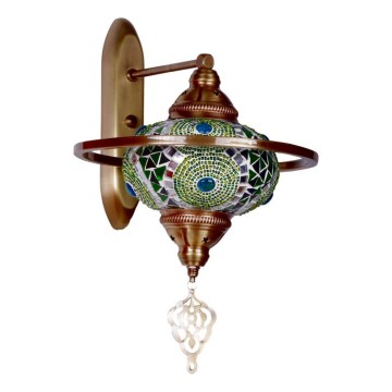 Lampa stołowa YENI 1xE27/40W/230V brąz