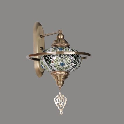 Lampa stołowa YENI 1xE27/40W/230V brąz