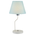 Lampa stołowa YORK 1xE14/60W/230V biały/niebieski