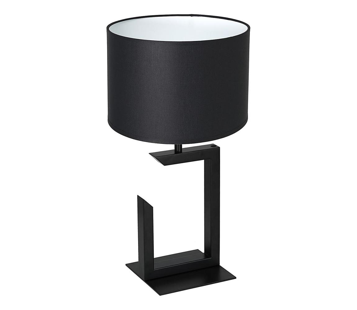 Lampa stołowa 1xE27/60W/230V 45 cm czarny/biały