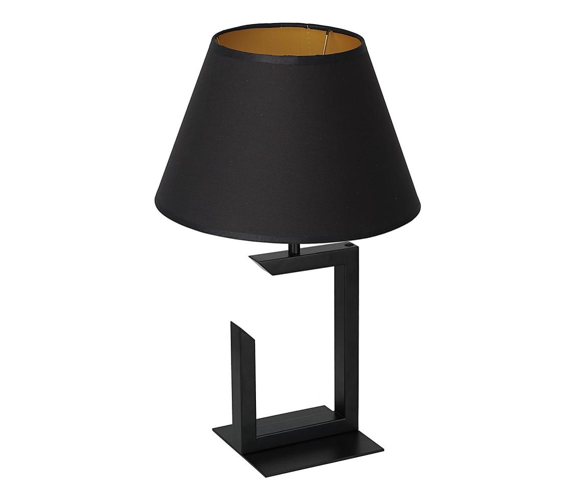 Lampa stołowa 1xE27/60W/230V 45 cm czarny/złoty