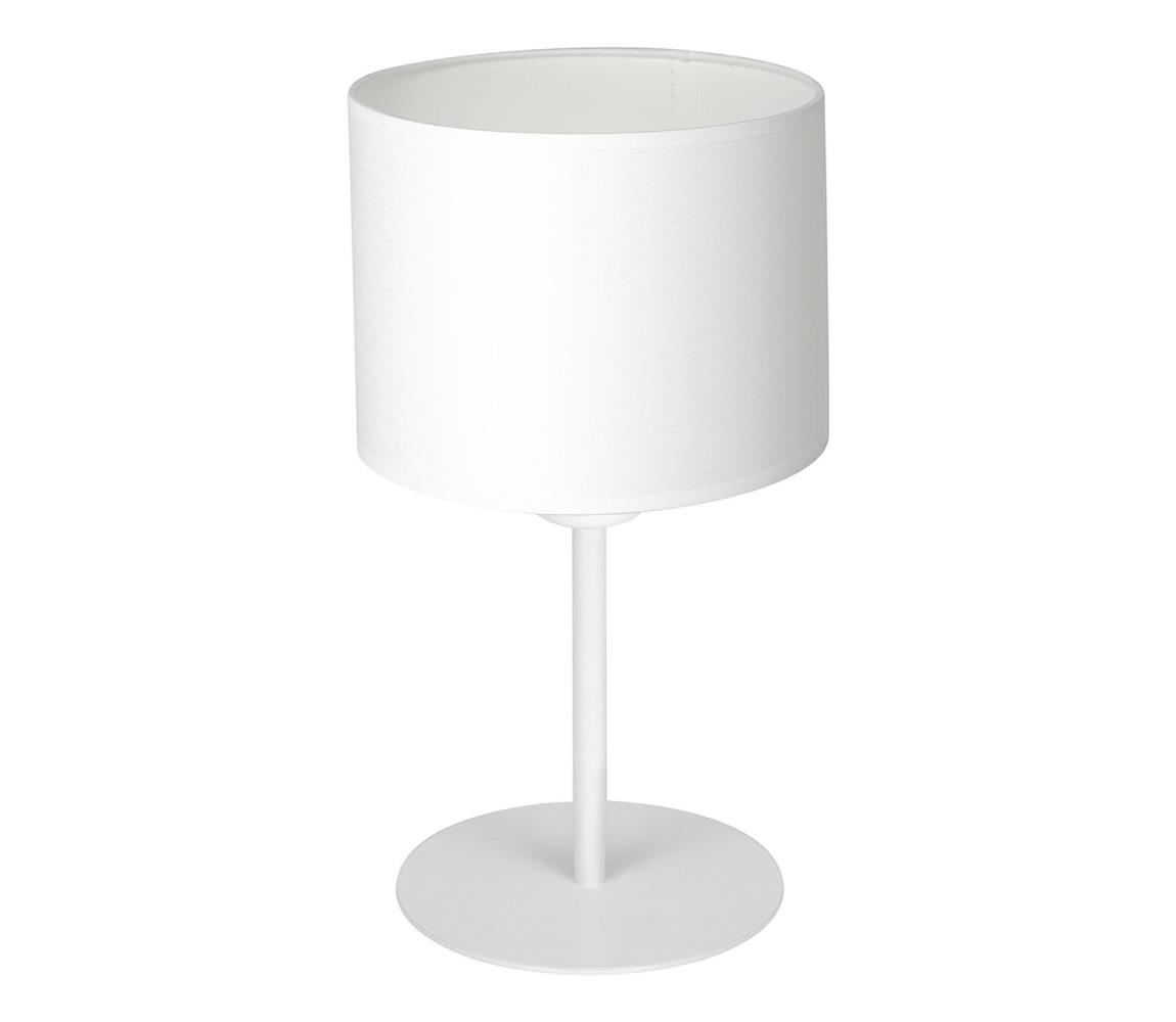Lampa stołowa ARDEN 1xE27/60W/230V śr. 18 cm biały