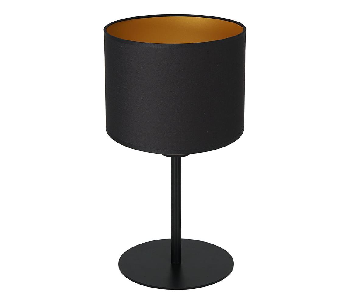 Lampa stołowa ARDEN 1xE27/60W/230V śr. 18 cm czarny/złoty