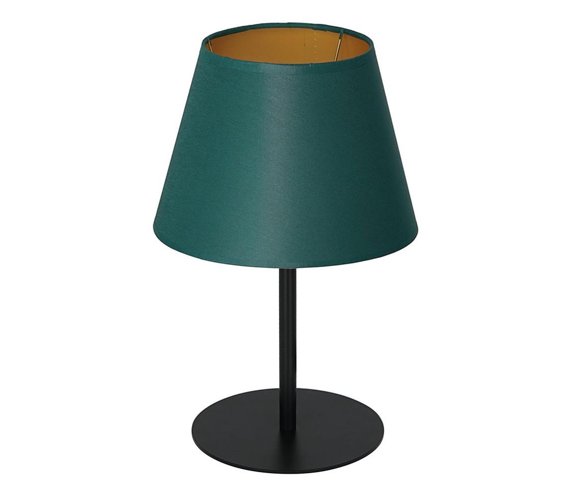Lampa stołowa ARDEN 1xE27/60W/230V śr. 20 cm zielony/złoty