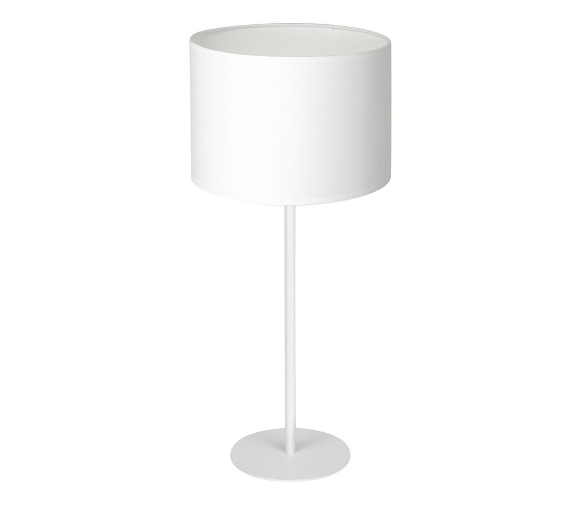 Lampa stołowa ARDEN 1xE27/60W/230V śr. 25 cm biały