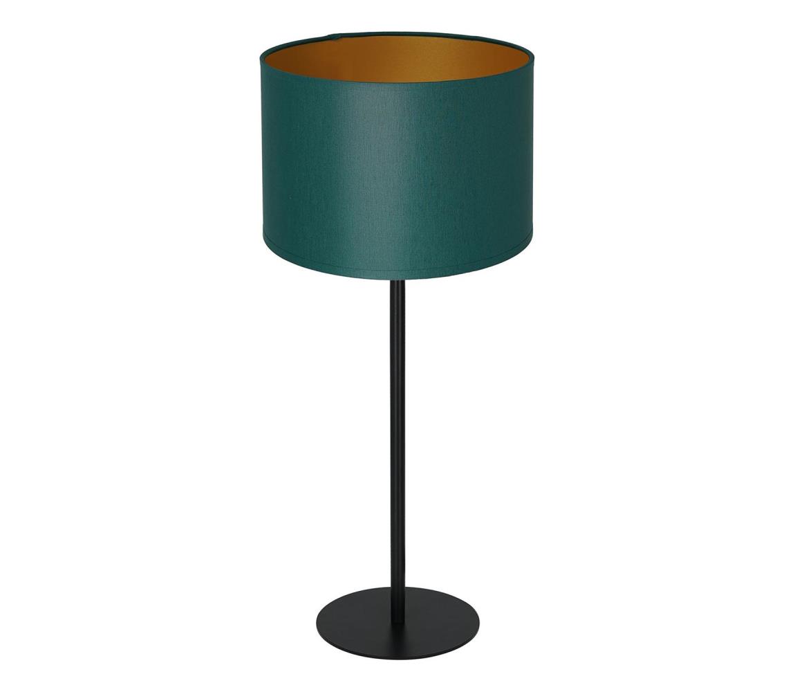 Lampa stołowa ARDEN 1xE27/60W/230V śr. 25 cm zielony/złoty