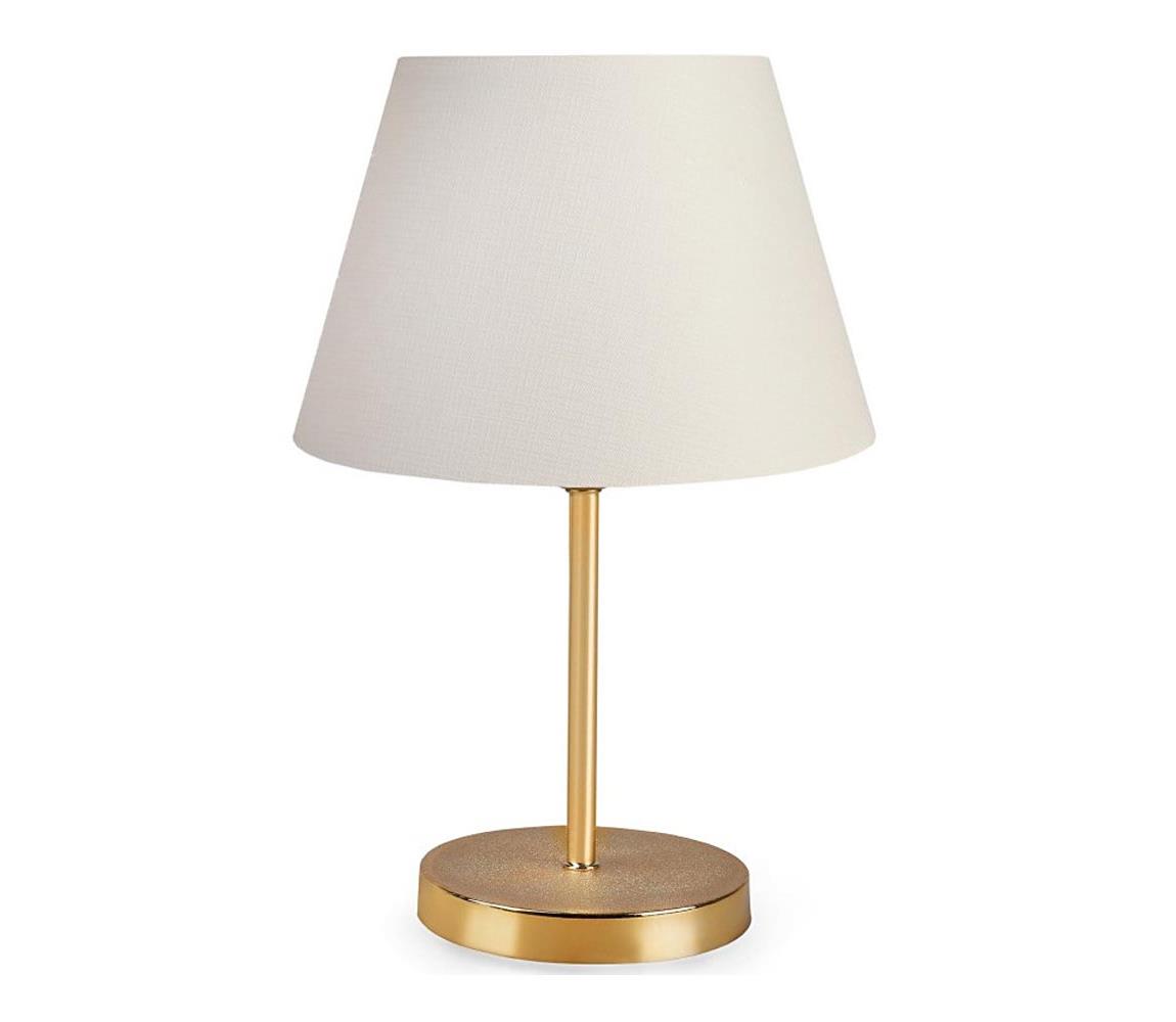 Lampa stołowa AYD 1xE27/60W/230V biały/złoty