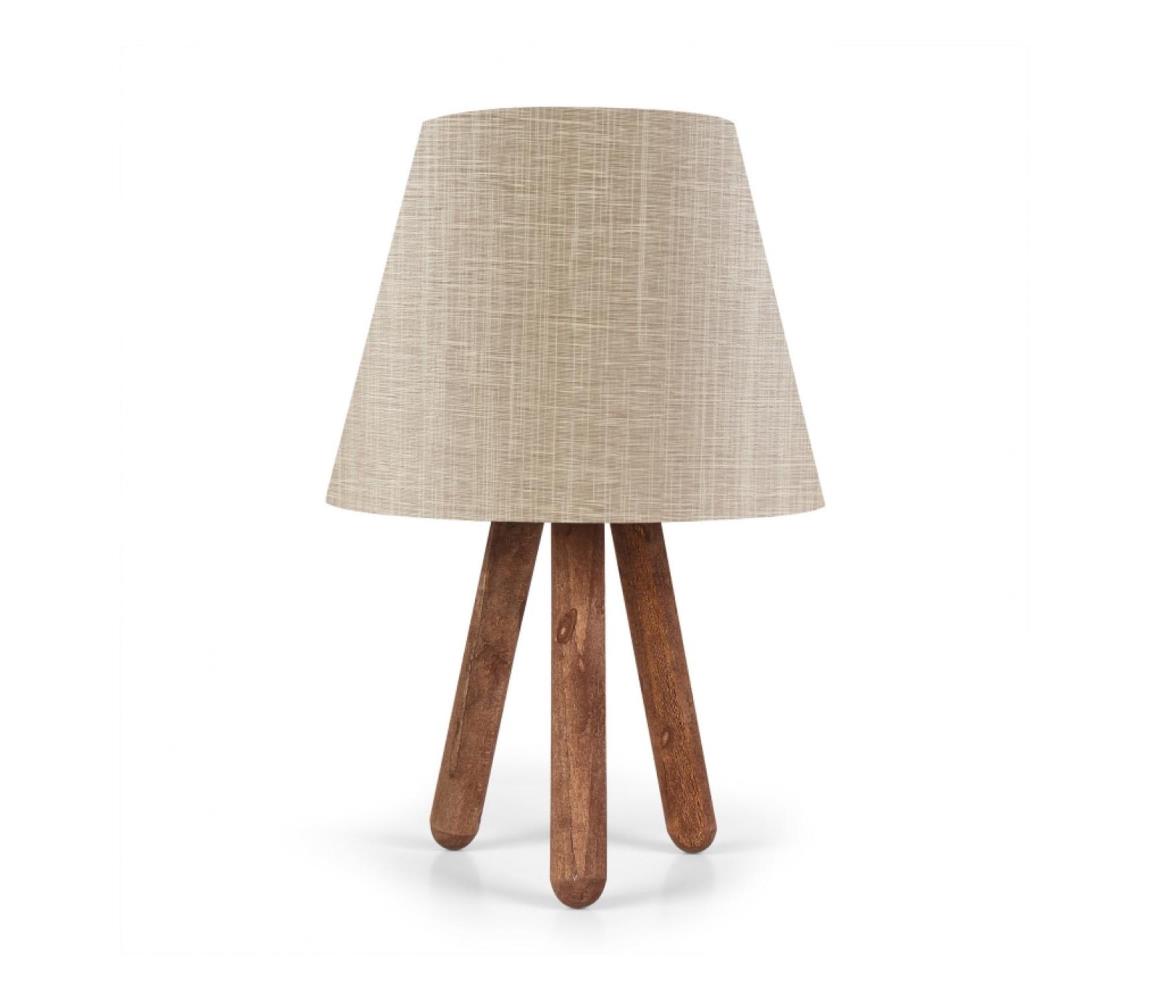 Lampa stołowa AYD 1xE27/60W/230V kremowaa