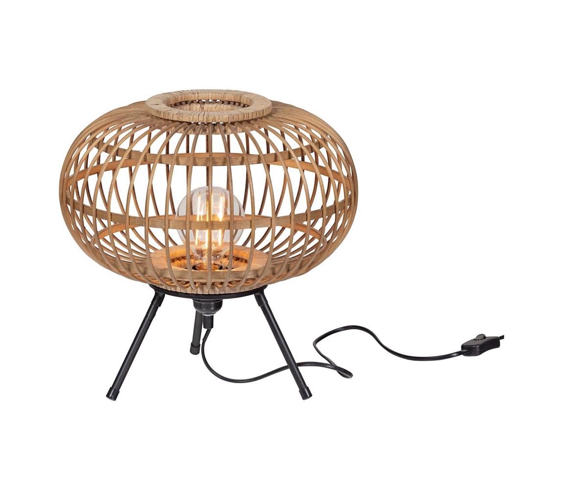 Lampa stołowa BASICLABEL 1xE27/40W/230V bambus