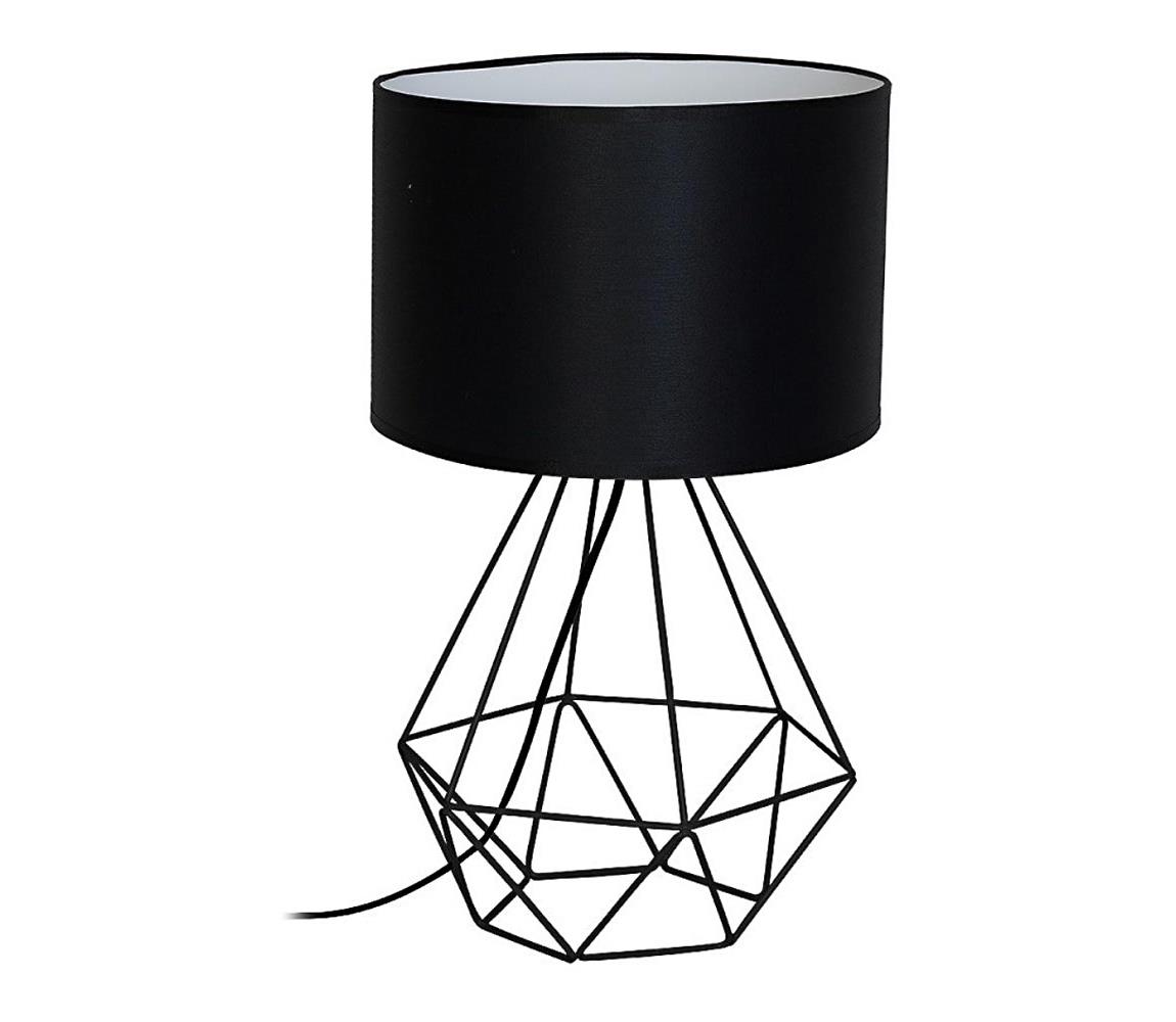 Lampa stołowa BASKET 1xE27/60W/230V czarny