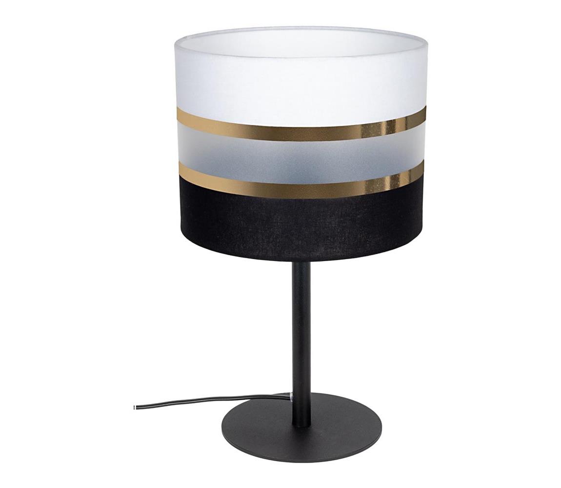 Lampa stołowa CORAL 1xE27/60W/230V czarna