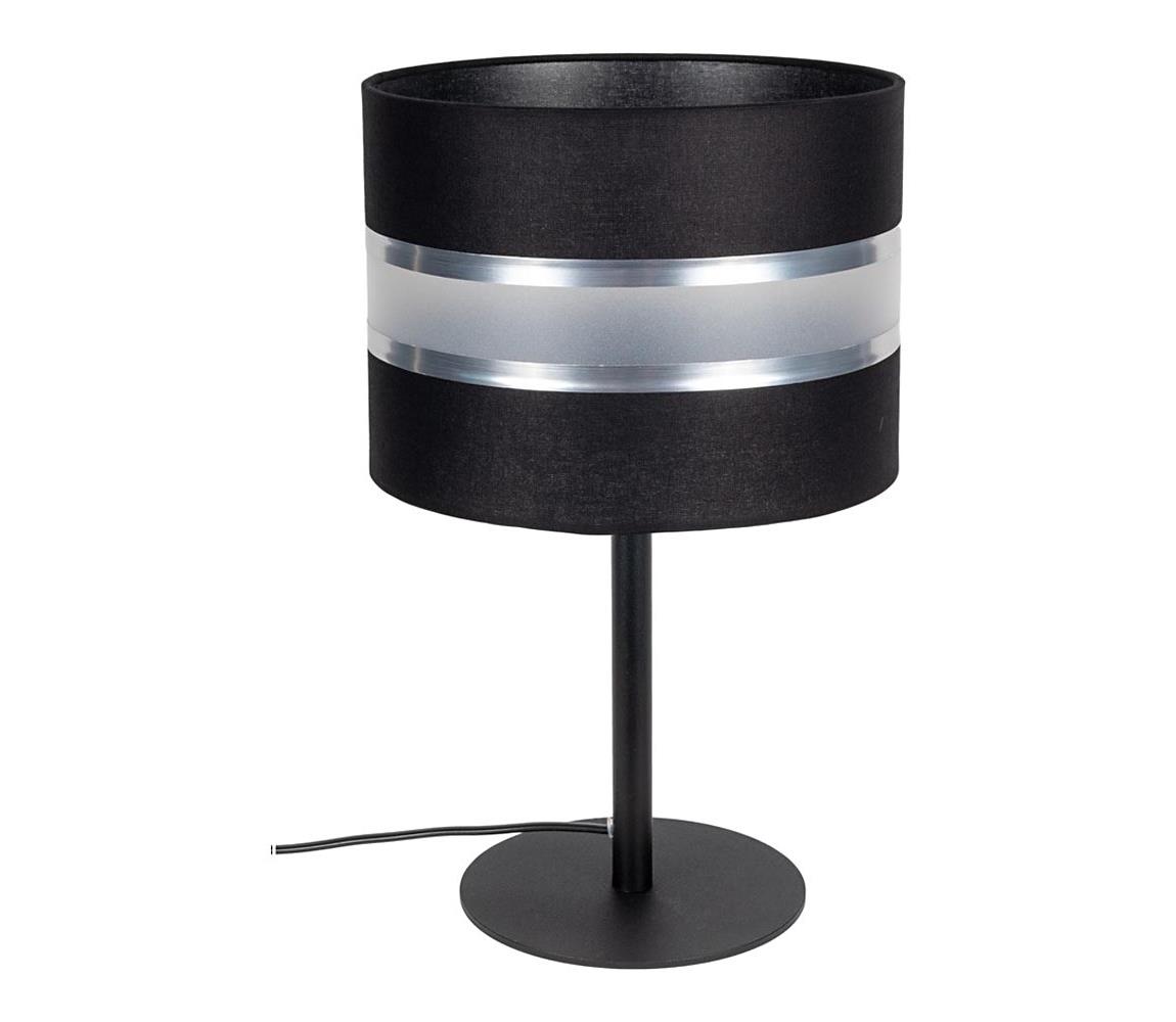 Lampa stołowa CORAL 1xE27/60W/230V czarny