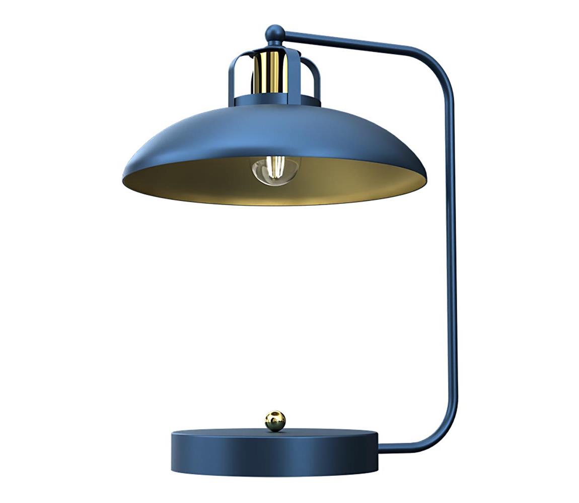 Lampa stołowa FELIX 1xE27/60W/230V niebieski