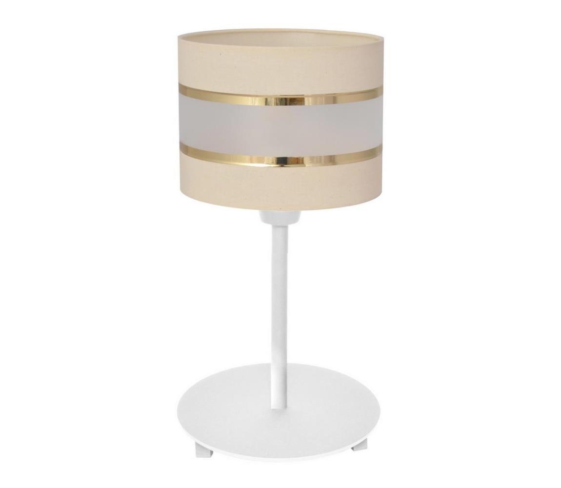 Lampa stołowa HELEN 1xE27/15W/230V kremowa