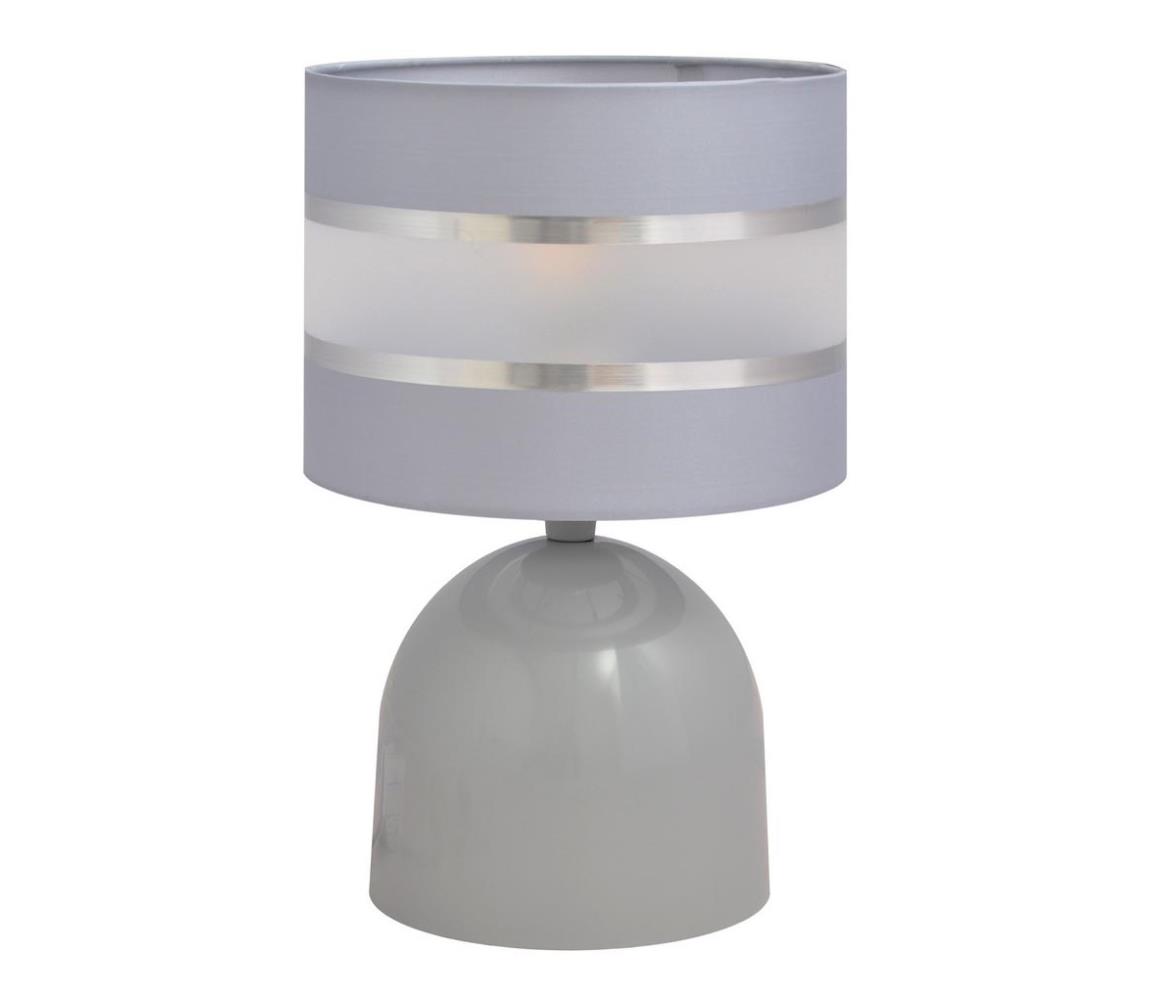 Lampa stołowa HELEN 1xE27/15W/230V szary/srebrny