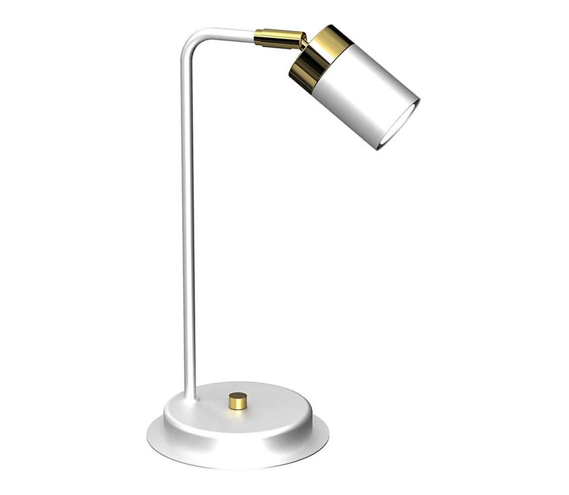 Lampa stołowa JOKER 1xGU10/25W/230V biały/złoty