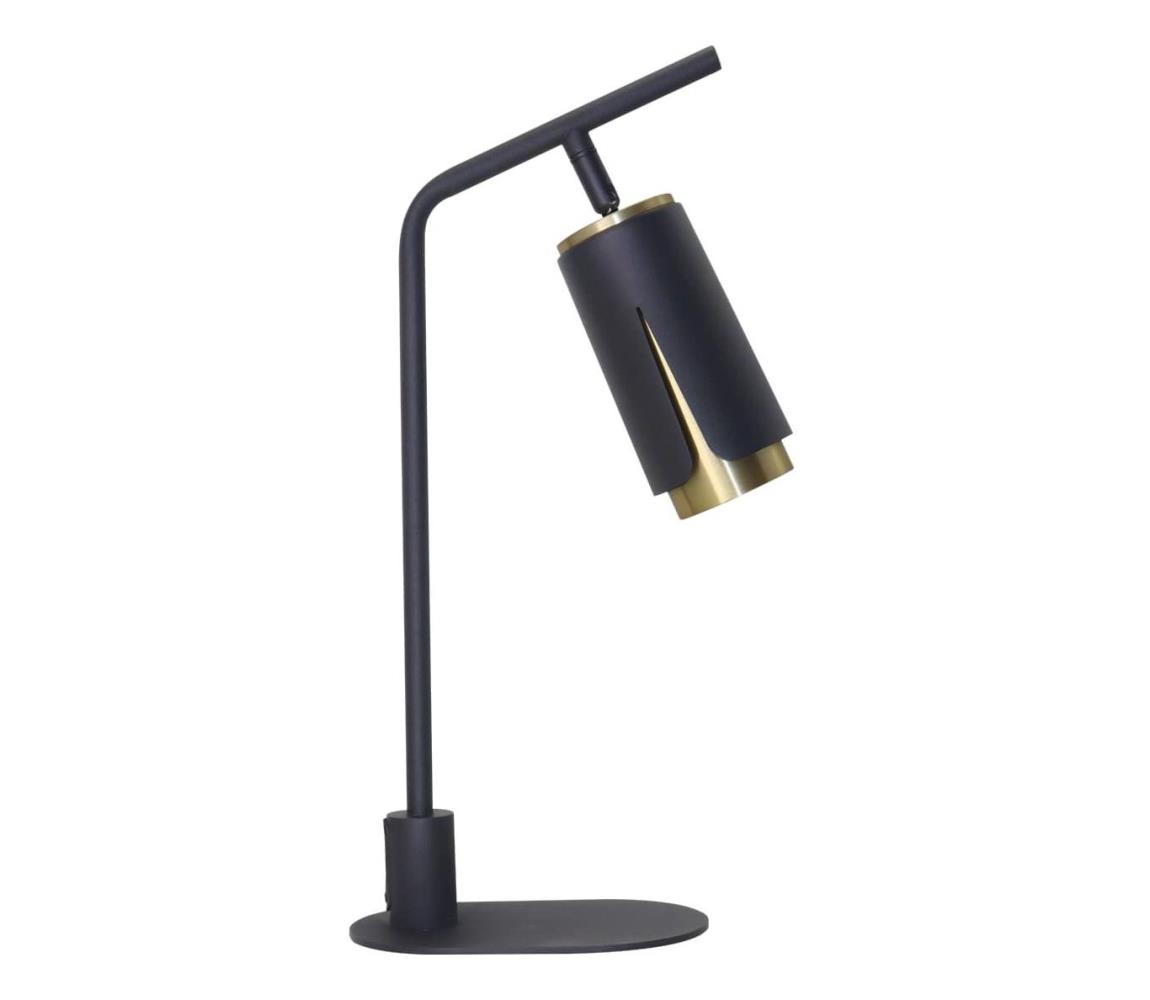 Lampa stołowa KWIAT 1xGU10/8W/230V czarna