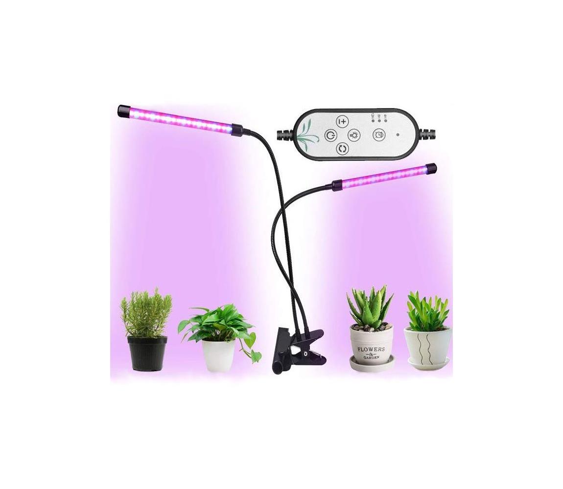 Lampa stołowa LED ściemnialna z klipsem do uprawy roślin LED/8W/5V